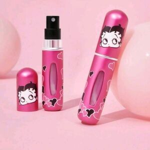 NWOT Betty Boop Pink Heart Perfume Atomizer